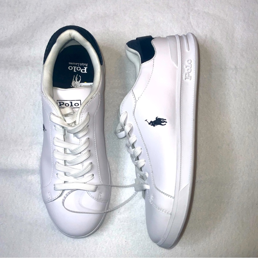 Polo Ralph Lauren Men’s Heritage Court lll Leather Sneaker Size 10